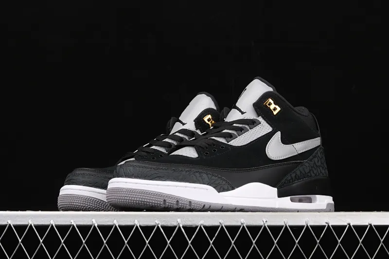 All categories Air Jordan Jordan series basketball shoes Air Jordan 3 Air Jordan 3 Retro Tinker AJ3 Joe 3 reflective black cement CK4348-007